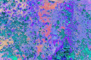 Çizik ve çatlaklarla metal doku