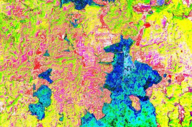 Yaratıcı ve tasarım sanatı, eski duvar dokusu. Duvar kağıdı için soyut renkli doku arkaplanı. 