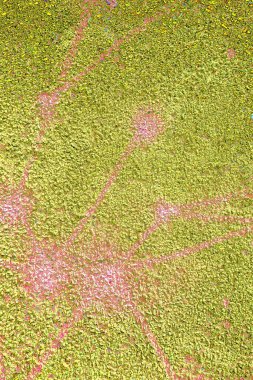 Yaratıcı ve tasarım sanatı, eski duvar dokusu. Duvar kağıdı için soyut renkli doku arkaplanı. 
