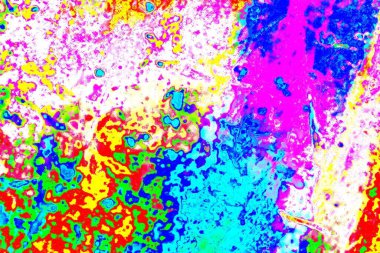 Karışık renklerin soyut suluboya paleti, arkaplan, vektör illüstrasyonu