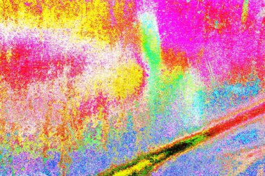 Çizik ve çatlaklarla metal doku.