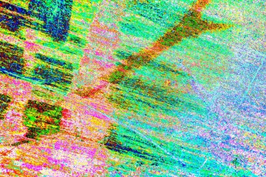 Mavi renklerin soyut suluboya paleti, karışık renk, arkaplan, vektör illüstrasyonu, bir renk karışımı