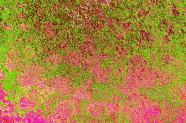 Çizik ve çatlaklarla metal doku