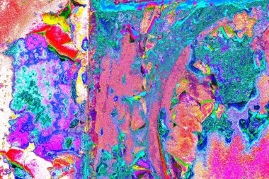 Dökülen boya paslı metal dokusu