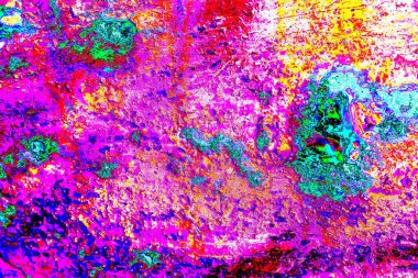 Yaratıcı ve tasarım sanatı, eski duvar dokusu. Duvar kağıdı için soyut renkli doku arkaplanı. 