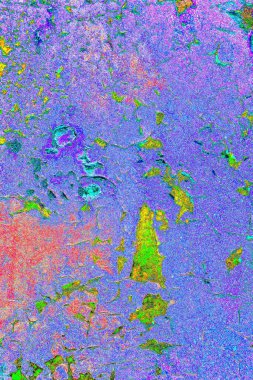 Çizik ve çatlaklarla metal doku