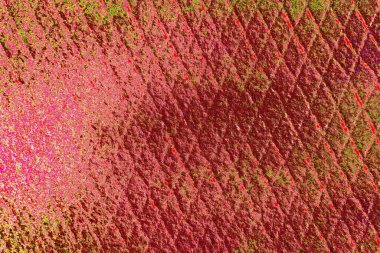 Çizik ve çatlaklarla metal doku