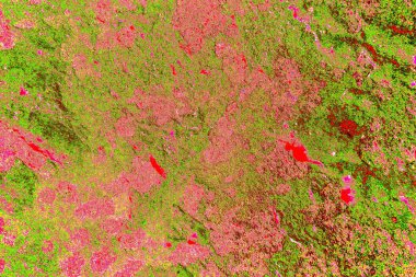 Çizik ve çatlaklarla metal doku