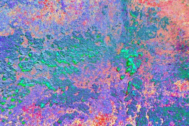 Çizik ve çatlaklarla metal doku