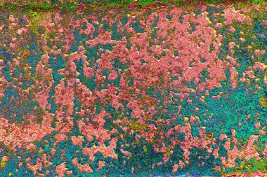 Çizik ve çatlaklarla metal doku