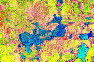 Yaratıcı ve tasarım sanatı, eski duvar dokusu. Duvar kağıdı için soyut renkli doku arkaplanı. 