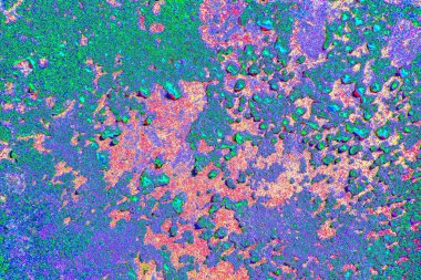 Çizik ve çatlaklarla metal doku