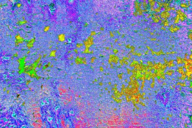 Çizik ve çatlaklarla metal doku