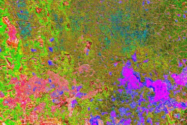 Çizik ve çatlaklarla metal doku