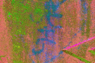 Yaratıcı ve tasarım sanatı, eski duvar dokusu. Duvar kağıdı için soyut renkli doku arkaplanı. 