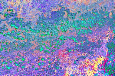 Çizik ve çatlaklarla metal doku