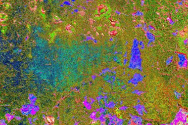 Çizik ve çatlaklarla metal doku