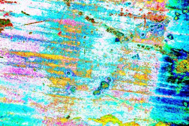 Mavi renklerin soyut suluboya paleti, karışık renk, arkaplan, vektör illüstrasyonu, bir renk karışımı