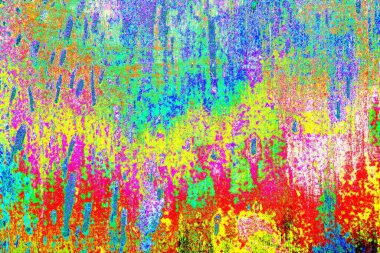 Karışık renklerin soyut suluboya paleti, arkaplan, vektör illüstrasyonu