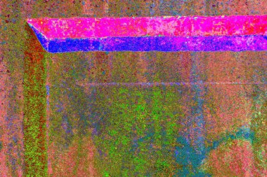 Yaratıcı ve tasarım sanatı, eski duvar dokusu. Duvar kağıdı için soyut renkli doku arkaplanı. 