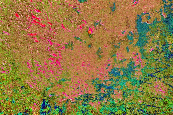 Çizik ve çatlaklarla metal doku