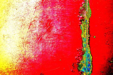 Mavi renklerin soyut suluboya paleti, karışık renk, arkaplan, vektör illüstrasyonu, bir renk karışımı