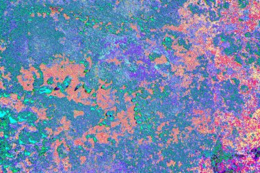 Çizik ve çatlaklarla metal doku