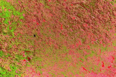 Çizik ve çatlaklarla metal doku