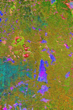 Çizik ve çatlaklarla metal doku