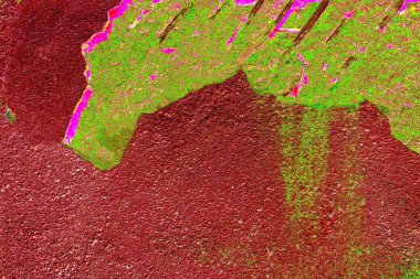 Duvar kağıdı için suluboya arka planının soyut renkli dokusu. Yaratıcı ve tasarım sanatı, eski duvar dokusu.