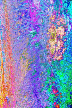 Çizik ve çatlaklarla metal doku