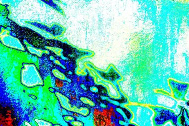 Çizik ve çatlaklarla metal doku