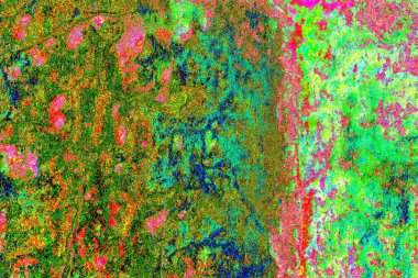 Çizik ve çatlaklarla metal doku