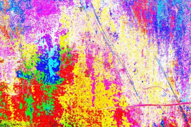 Karışık renklerin soyut suluboya paleti, arkaplan, vektör illüstrasyonu