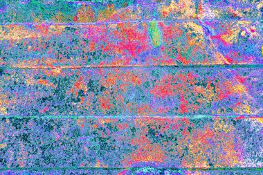 Çizik ve çatlaklarla metal doku