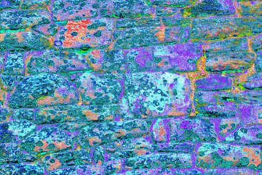 Yaratıcı ve tasarım sanatı, eski duvar dokusu. Duvar kağıdı için soyut renkli doku arkaplanı. 