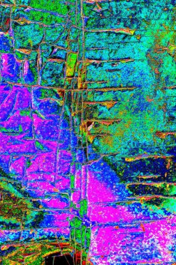 Yaratıcı ve tasarım sanatı, eski duvar dokusu. Duvar kağıdı için soyut renkli doku arkaplanı. 