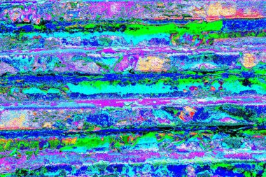 Çizik ve çatlaklarla metal doku