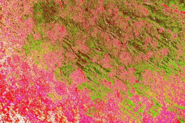 Çizik ve çatlaklarla metal doku