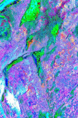 Çizik ve çatlaklarla metal doku