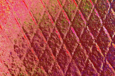 Çizik ve çatlaklarla metal doku