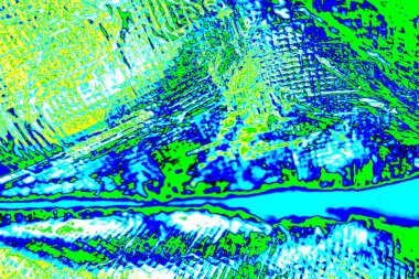 Kırışık kırmızı polietilen film dokusu