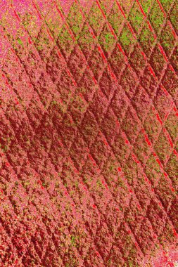 Çizik ve çatlaklarla metal doku