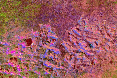 Yaratıcı ve tasarım sanatı, eski duvar dokusu. Duvar kağıdı için soyut renkli doku arkaplanı. 