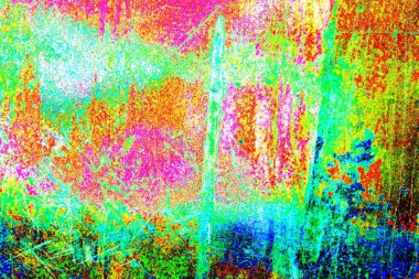 Mavi renklerin soyut suluboya paleti, karışık renk, arkaplan, vektör illüstrasyonu, bir renk karışımı