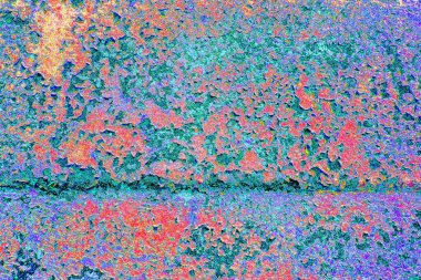 Çizik ve çatlaklarla metal doku