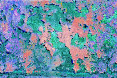 Çizik ve çatlaklarla metal doku