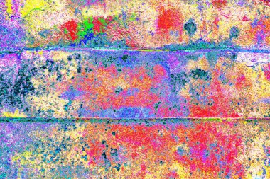 Çizik ve çatlaklarla metal doku