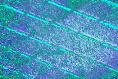 Çizik ve çatlaklarla metal doku