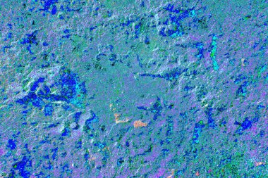 Çizik ve çatlaklarla metal doku